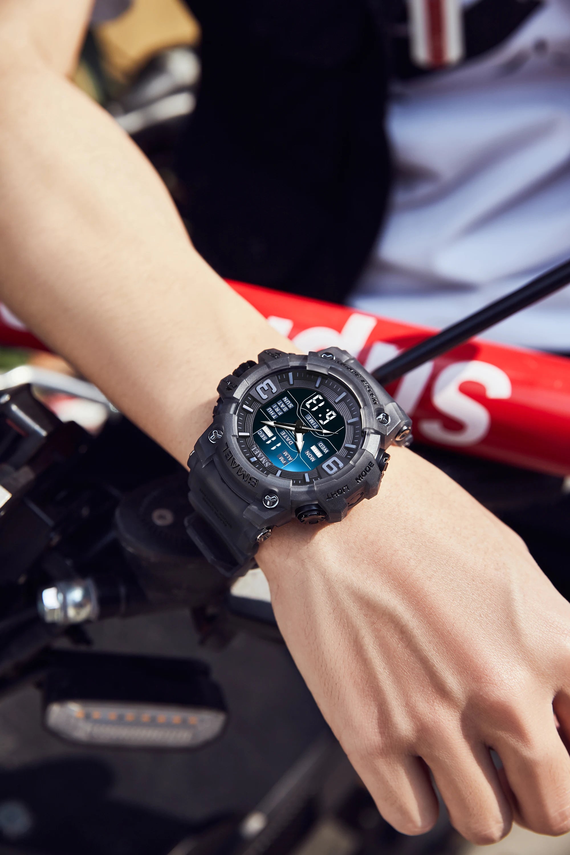 SMAEL 8049 Dual Time Sports Watch